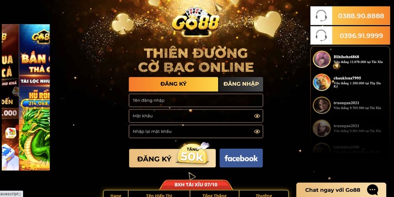 Go88 - Sân chơi uy tín với giao diện hiện đại, thân thiện